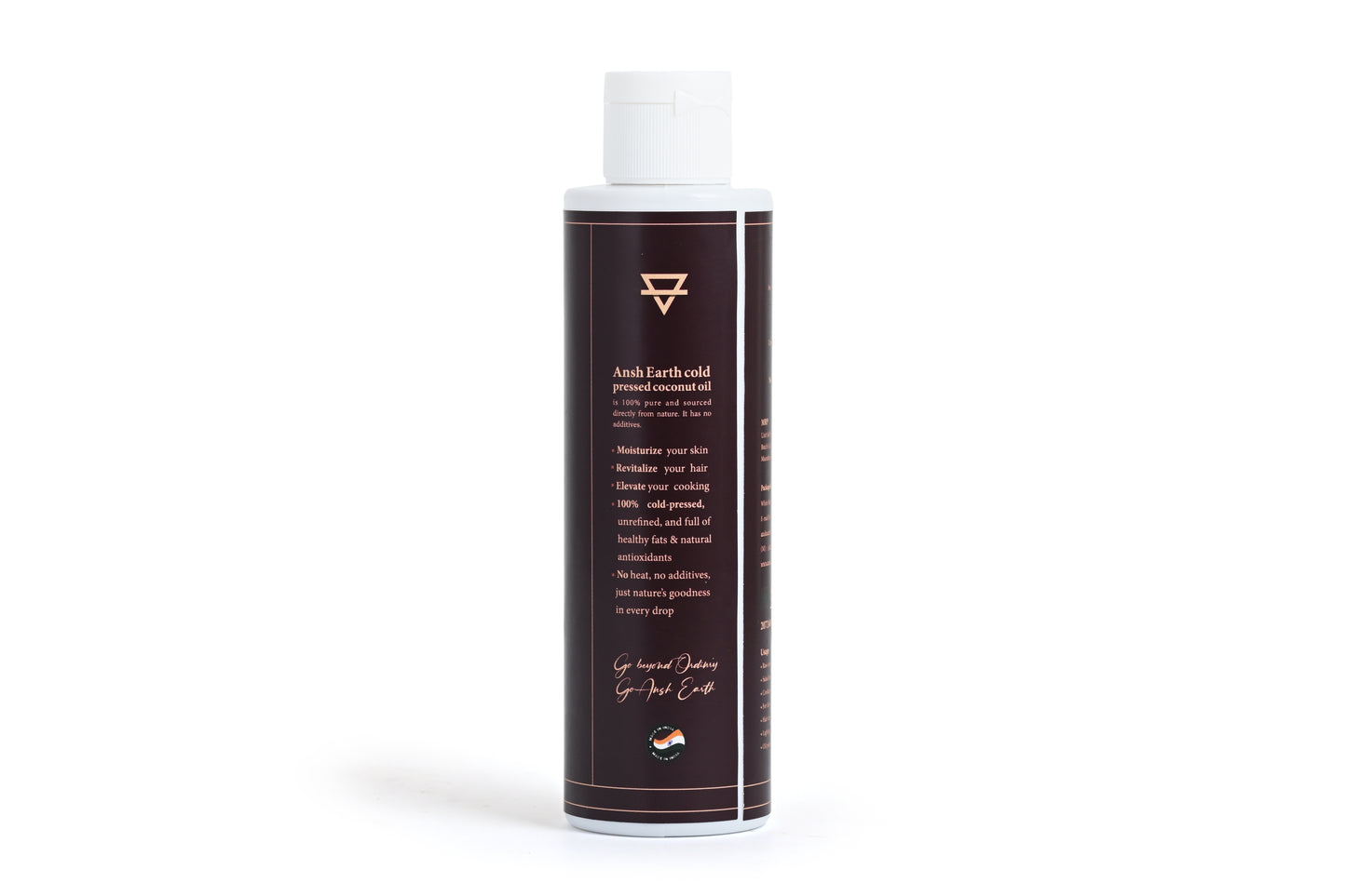 Ansh Earth Cold Pressed Virgin Coconut Oil (180 ml)