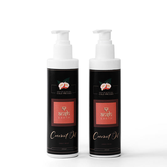 Ansh Earth Cold Pressed Virgin Coconut Oil (pack of 2)