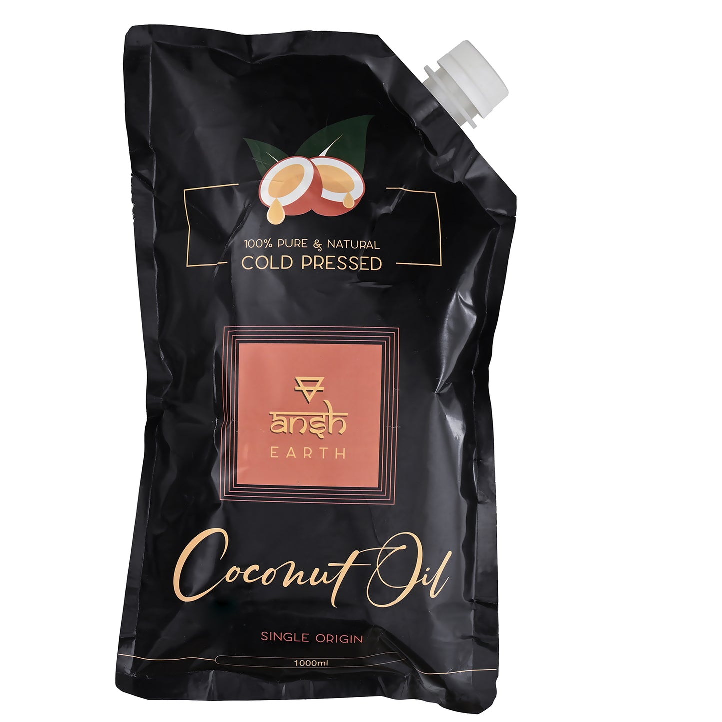 Ansh Earth Cold Pressed Virgin Coconut Oil (1000 ml )