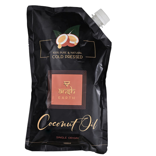 Ansh Earth Cold Pressed Virgin Coconut Oil (1000 ml )