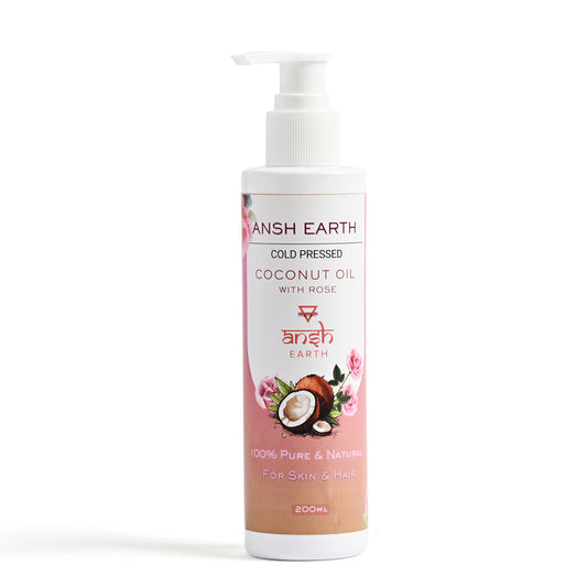 Cold-Pressed Coconut Oil Infused with Rose