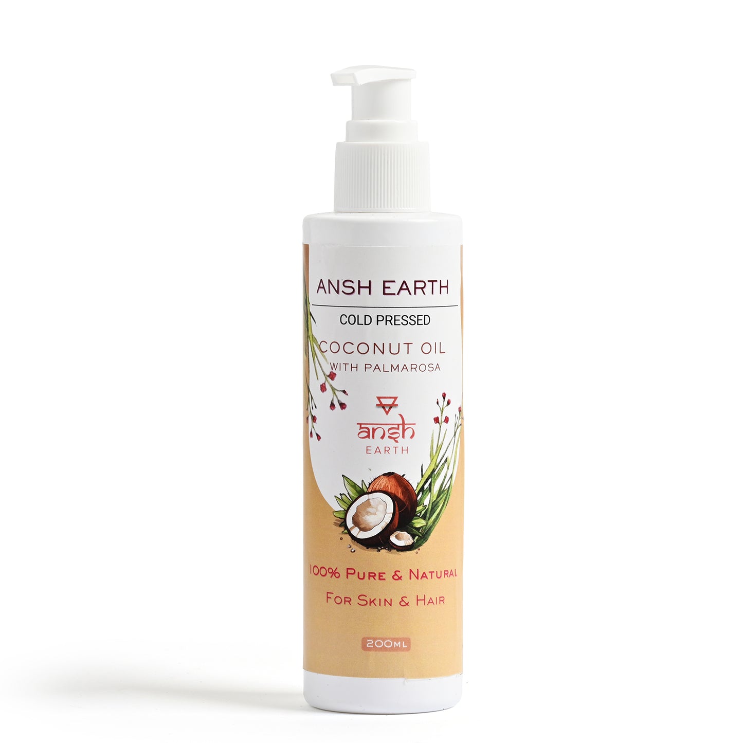 Cold-Pressed Coconut Oil Infused with Palmarosa