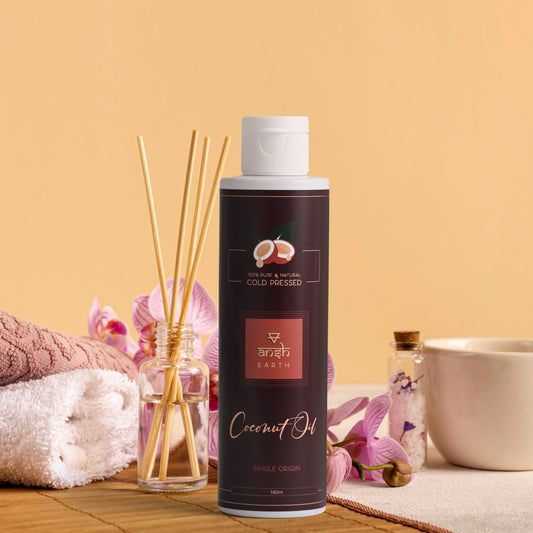 Ansh Earth Cold Pressed Virgin Coconut Oil  (180 ml)